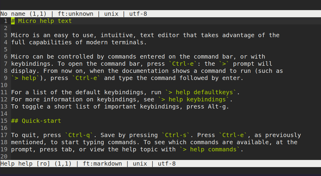 A Beginner’s Guide to Micro: A Modern, User-Friendly Text Editor