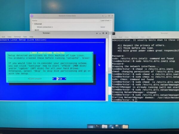 Slackware Linux Live CD