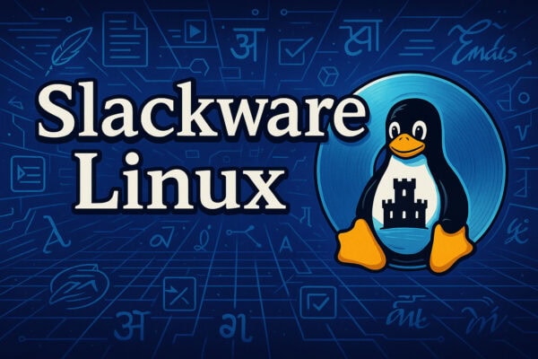 Slackware linux installer is in multi languages